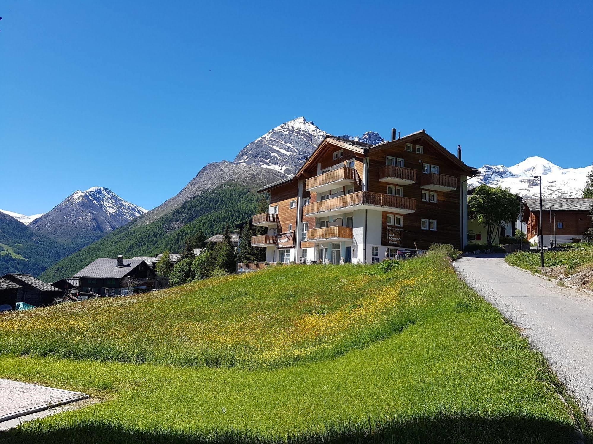Hotel Alpenperle Saas Fee Kültér fotó