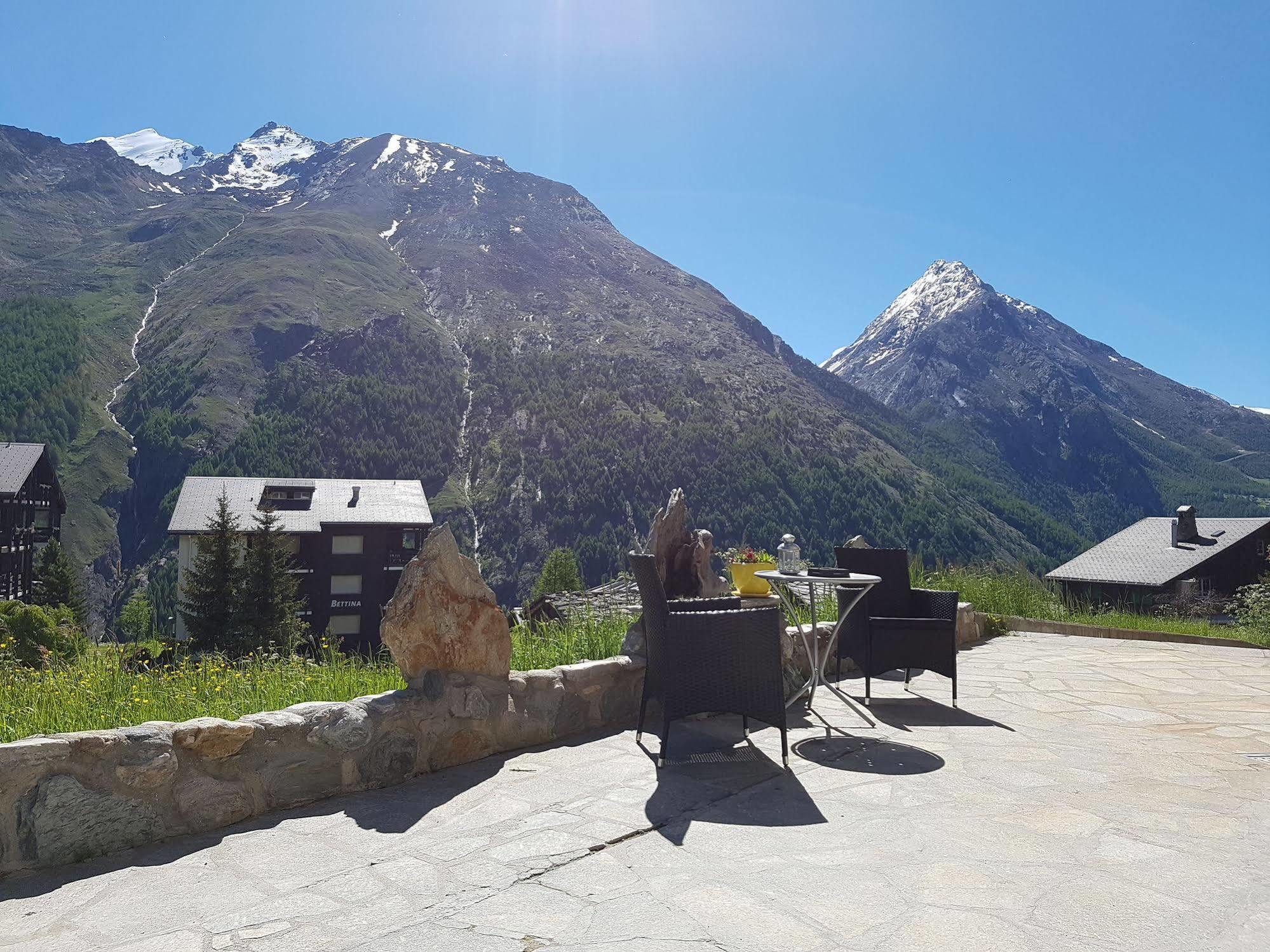 Hotel Alpenperle Saas Fee Kültér fotó